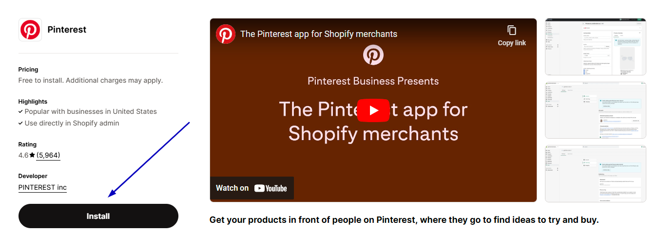 Install the Pinterest App